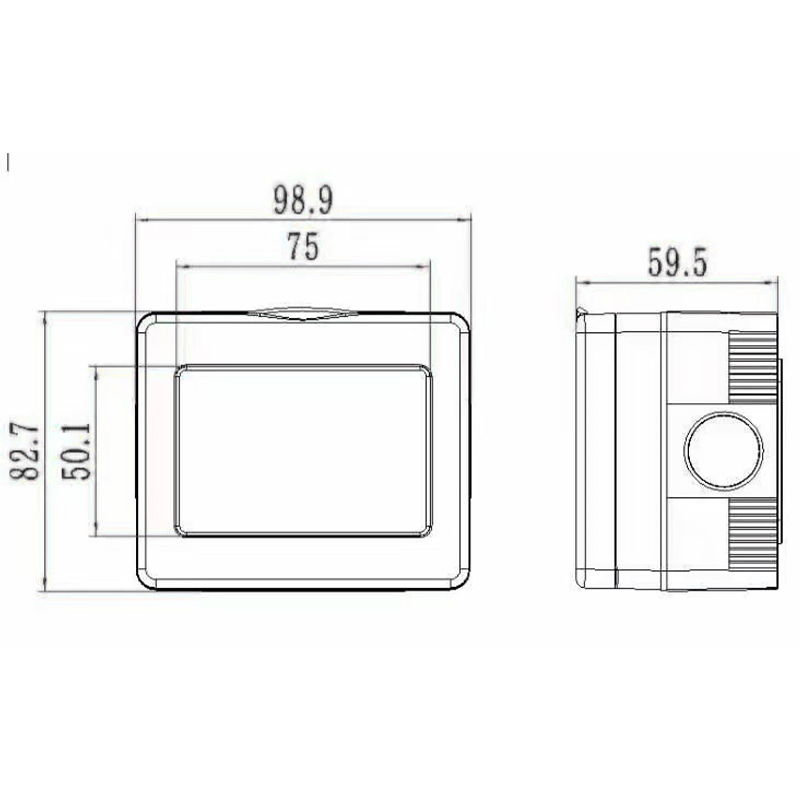 سوکت سوئیچ 13A ضد آب HK4113-WP